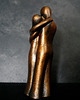figurki i rzeźby Rzeźba z gipsu, Przytul Mnie, złota, wys. 14,6 cm 1