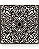 kafle i panele Kafle czarne, cztery ornamenty 3