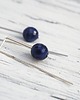 kolczyki srebrne Sodalit i srebro 6