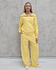 komplety damskie Kissa wygodny komplet z rozpinaną bluzą  Butter Yellow 1