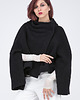 kurtki damskie Cut-up jacket black 6