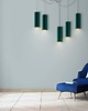 lampy wiszące 5-punktowa lampa wisząca pająk do salonu VIZELA GOLD T5 6