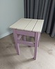 stołki Własnoręcznie malowany handmade taboret w pastelowych kolorach art deco 4
