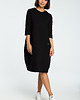 sukienki midi damskie Sukienka bombka z kieszenią - czarna (B-083) 1