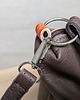 torby na ramię Bucket bag brązowa z pomarańczem 2