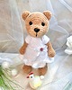misie i maskotki Misia w sukience 5