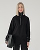 bluza bez kaptura damska Bluza na zamek z rozłożystym kołnierzem o pudełkowym kroju 6