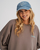 czapki damskie Sprana czapka z daszkiem VINTAGE jeansowa 4