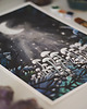 grafiki i ilustracje Ilustracja Magiczne grzybki i księżyc 6