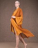 sukienki maxi damskie Sukienka-kimono WEZEN Szafran 1