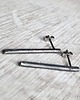 kolczyki srebrne STIX Srebro - kolczyki oksydowane sztyfty 3