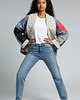kurtki damskie Kurtka patchwork jeans Asana zero waste unikat one size 3