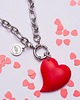 naszyjniki - inne Efektowny naszyjnik z zawieszką serce 1
