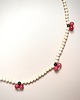korale Naszyjnik owocowy z kamieni Malina 2