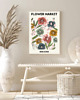 plakaty PLAKAT wystawowy, kwiaty, wiosenny, grafika 4