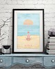 plakaty Łeba - wydmy i morze - plakat fine art 2