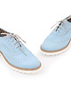 półbuty damskie PÓŁBUTY - SKÓRA NATURALNA - MODEL 258 - KOLOR BŁĘKITNY BABY BLUE 3
