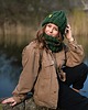 rękawiczki damskie Peruvian WOOLY zielone rekawiczki z wełny peruwiańskiej 3