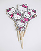akcesoria dziecięce - różne Pikery dwustronne do babeczek HELLO KITTY 6 szt 2
