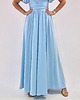 sukienki maxi damskie Sukienka wieczorowa maxi błekitna  drapowana 36-56 4