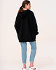 bluza z kapturem damska Hoodie Oversize Black 6