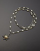 chokery Krótki naszyjnik choker perły wire wrapping słońce 7