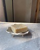 mydelniczki Ceramiczna Mydelniczka Handmade Muszelka Muszla Biała z Piegami 5