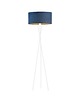 lampy podłogowe Czarna lampa podłogowa do salonu na 3 nogach PARYŻ VELUR KIDS 4