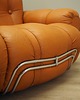 sofy i szezlongi Sofa pomarańczowa, Space Age design, lata 60, produkcja: Włochy 6