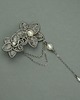 nausznice Nausznica i sztyft duże kwiaty perły wire wrapping 1