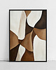 plakaty Plakat Abstrakcja w brązie 1