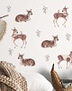 naklejki ścienne do pokoju dziecka Sarenki z myszkami Boho - Naklejka na ścianę 2