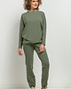 spodnie dresowe damskie Spodnie dresowe w typie jogger, MMM38, czarne 3