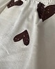 piżamy damskie Piżama Unisex bawełniana w beżowe serca 4