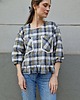 koszule damskie  Upcyklingowa koszula w kratę -unikat 1/1 2