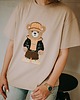 t-shirt damskie T-shirt oversize Axel Teddy dla mamy beige 3