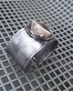 bransoletki wire wrapping Krzemień pasiasty i perła - bransoletka regulowana 3