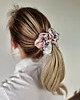 gumki do włosów Gumka jedwabna, scrunchie, frotka wiosenne kwiaty MAXI 4