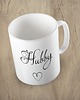 kubki Kolorowy kubek z hasłem HUBBY - mix kolorów 1