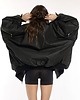 kurtki damskie Kurtka typu bomber czarna zipper 6