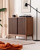 komody i szafki TONN 101 HIGH - szafka pod gramofon, lite drewno orzechowe 2