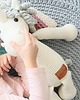 misie i maskotki Beżowo-szary handmade jednorożec w rozmiarze XL 3