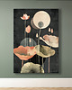 plakaty Liście lotusu - Plakat, druk - Chiński Orient, Harmonia Zen, Wabi Sabi #106 1