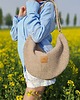 torby na ramię Torba worek w stylu boho z plecionki Waflowej 3
