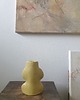 wazony Wazon  rzeźba Fluxo zółty mały  ceramika wys 14 cm 2