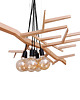 lampy wiszące Lampa sufitowa drewniana Big Branch 6 2