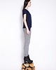 bluzki - inne ASYMETRIA • WARSTWY / Navy Blue 02 2
