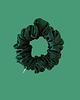 gumki do włosów Gumka jedwabna, scrunchie, frotka bottle green MIDI 2