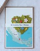 kartki scrapbooking Kartka z kwiatowym sercem i mapą, w pudełku 5