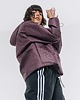 kurtki damskie Kurtka wiatrówka typu anorak burgundowa 3